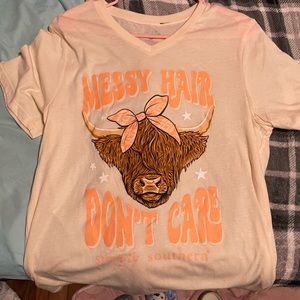 Simply Southern, Large, Cow T-Shirt